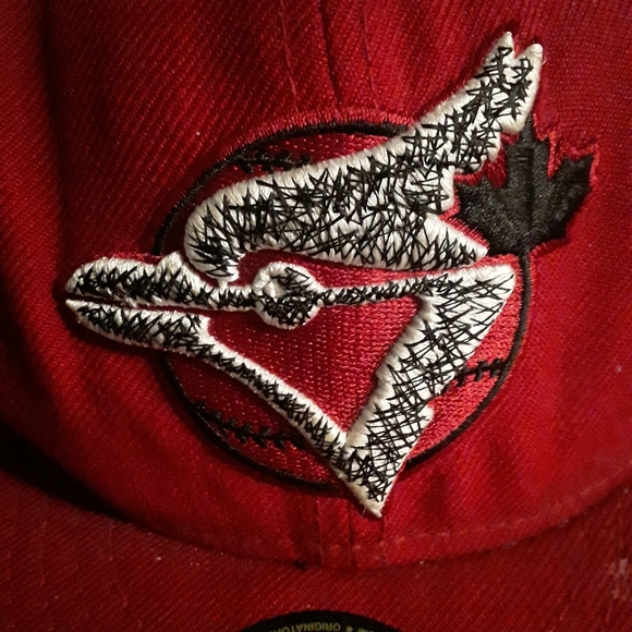 New Era/Toronto BlueJays Unisex Red Fitted BallCap - Picture 5 of 16